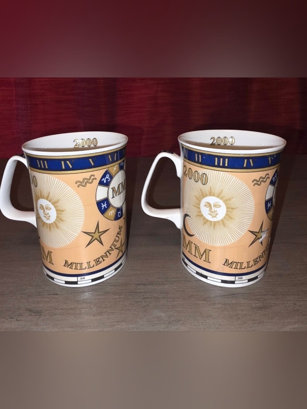 Vintage Celestial Mug SMS Millennium Collectable Bone China Sutherland England